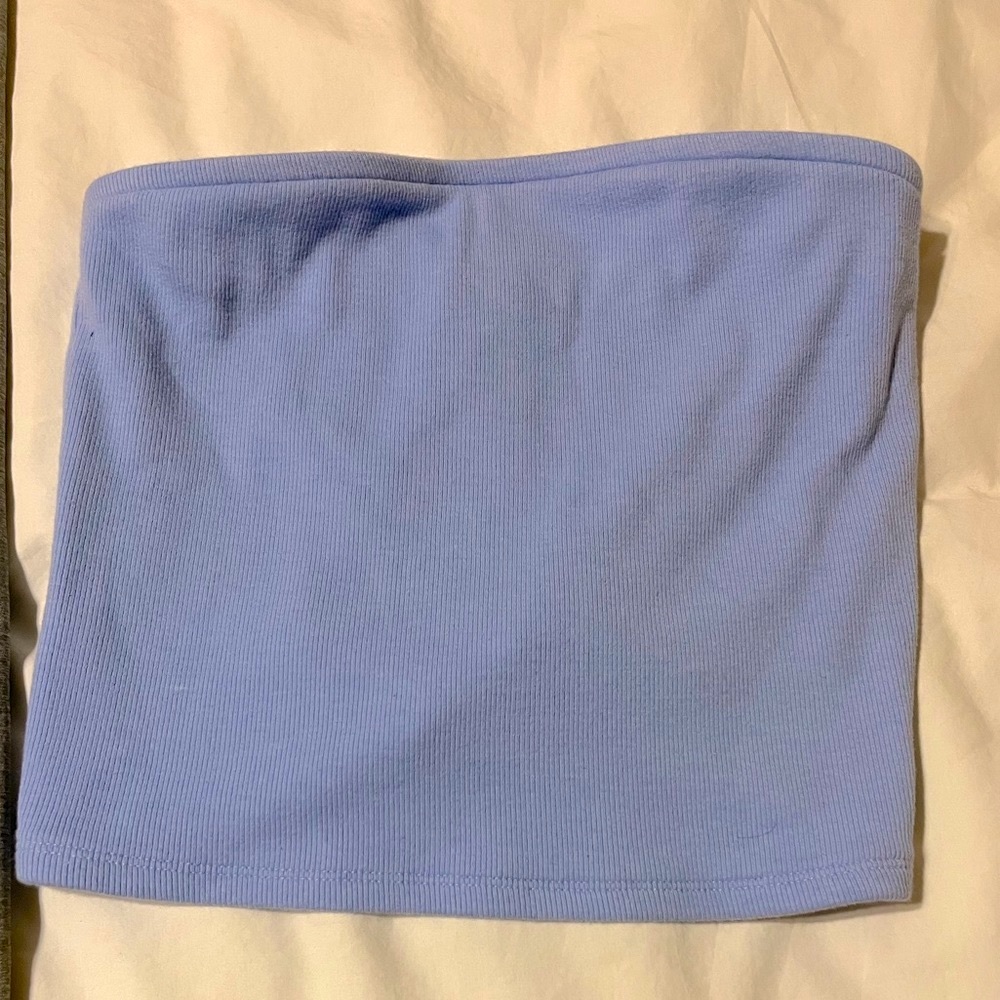 ❌SOLD❌Strapless Crop top size Medium